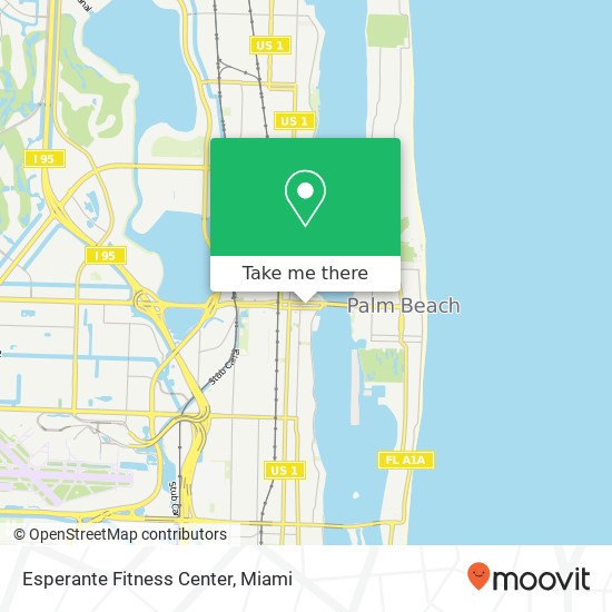 Esperante Fitness Center map