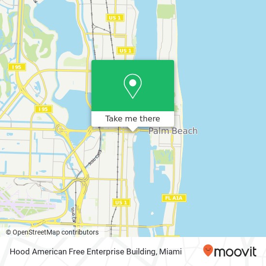 Mapa de Hood American Free Enterprise Building