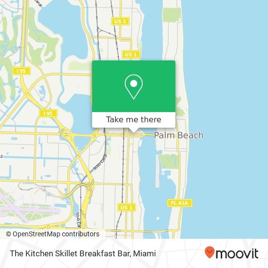 The Kitchen Skillet Breakfast Bar map