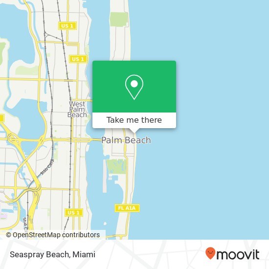 Mapa de Seaspray Beach