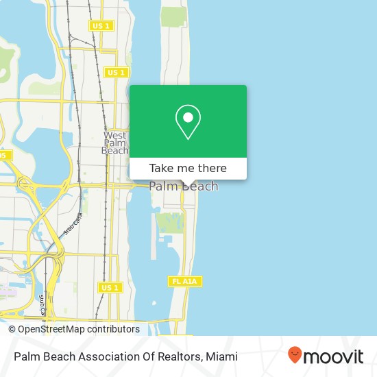 Mapa de Palm Beach Association Of Realtors