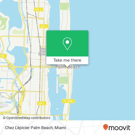 Mapa de Chez L'épicier Palm Beach