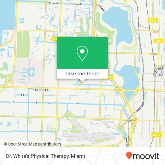 Mapa de Dr. White's Physical Therapy