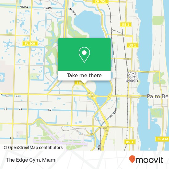 The Edge Gym map