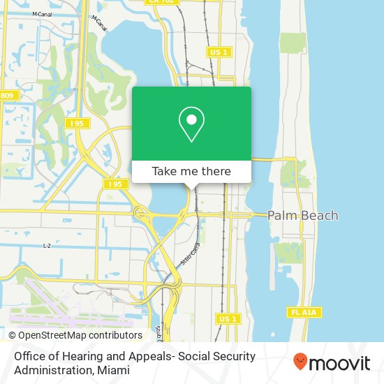 Office of Hearing and Appeals- Social Security Administration map