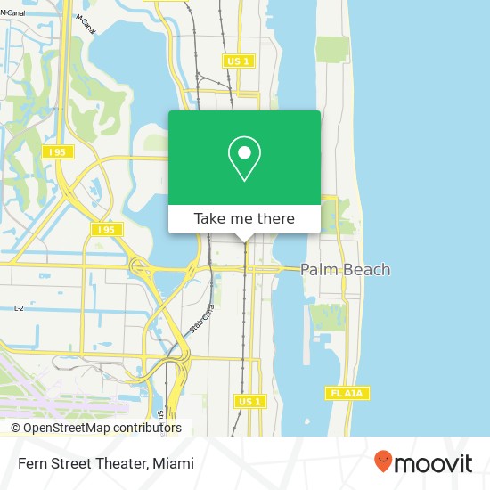 Mapa de Fern Street Theater