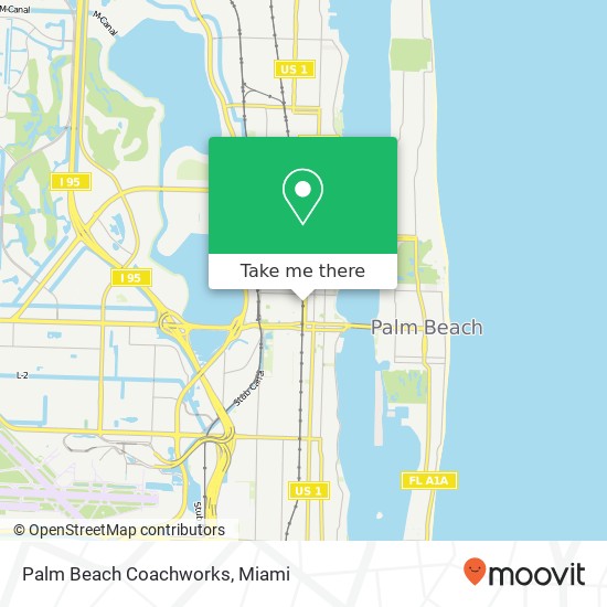 Mapa de Palm Beach Coachworks