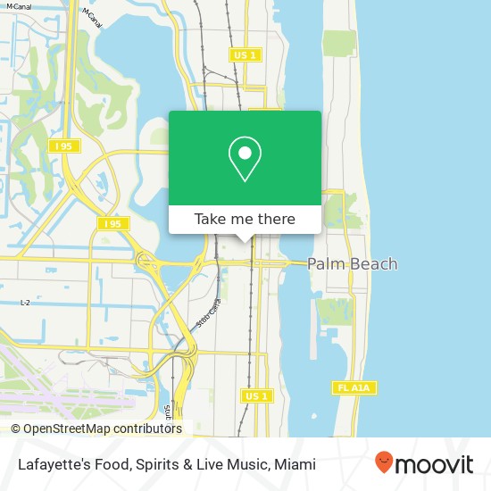 Mapa de Lafayette's Food, Spirits & Live Music