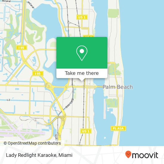 Lady Redlight Karaoke map