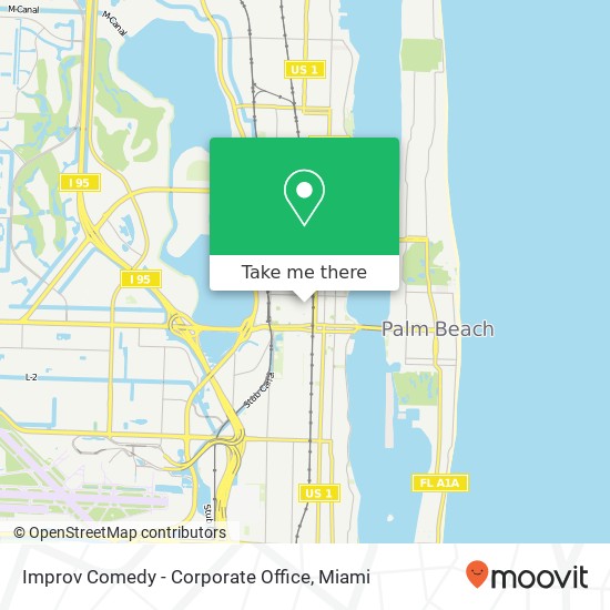 Improv Comedy - Corporate Office map