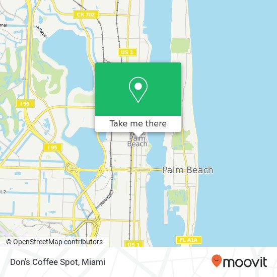 Don's Coffee Spot map