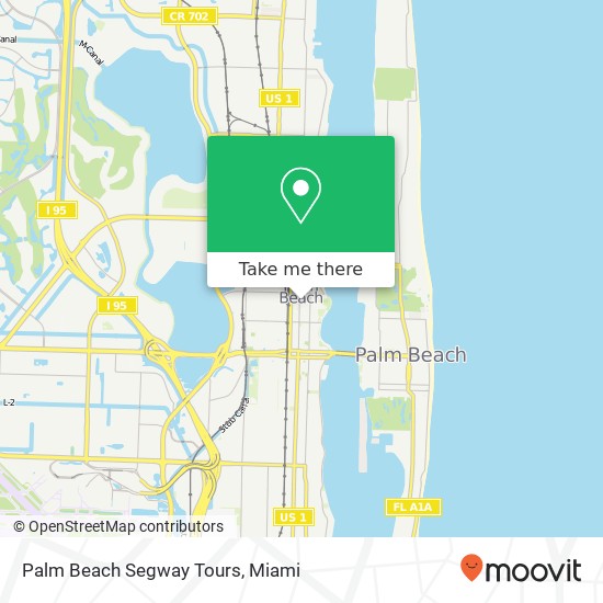 Palm Beach Segway Tours map