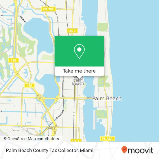 Palm Beach County Tax Collector map