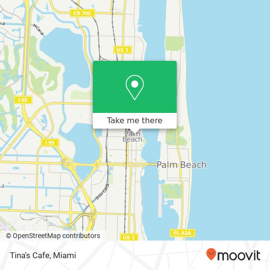 Tina's Cafe map