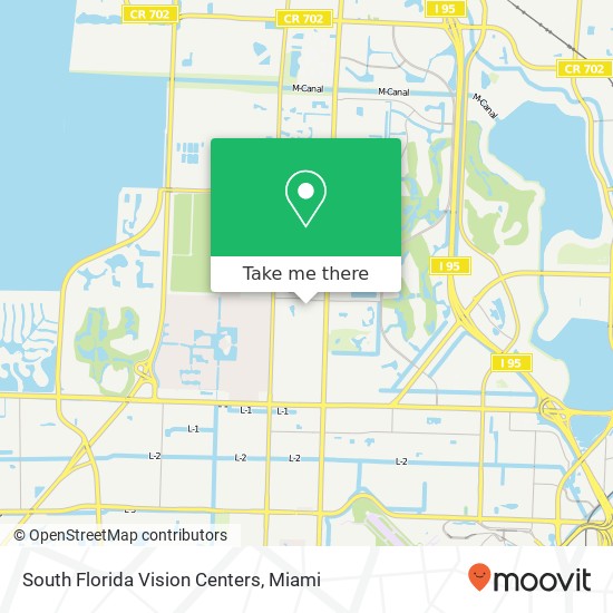 Mapa de South Florida Vision Centers