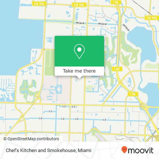 Mapa de Chef's Kitchen and Smokehouse