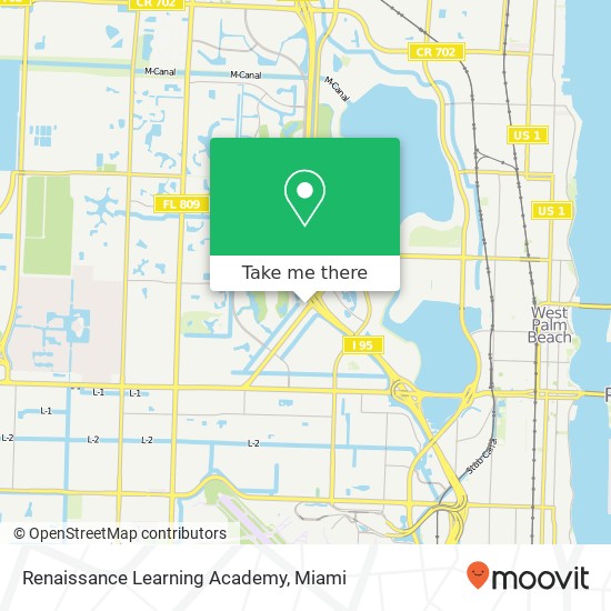 Mapa de Renaissance Learning Academy