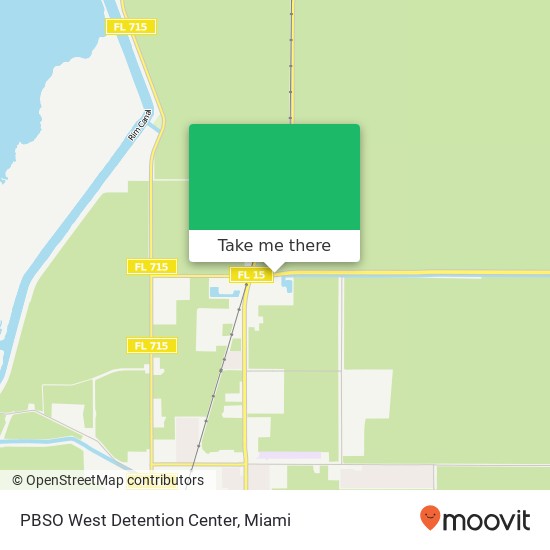 Mapa de PBSO West Detention Center