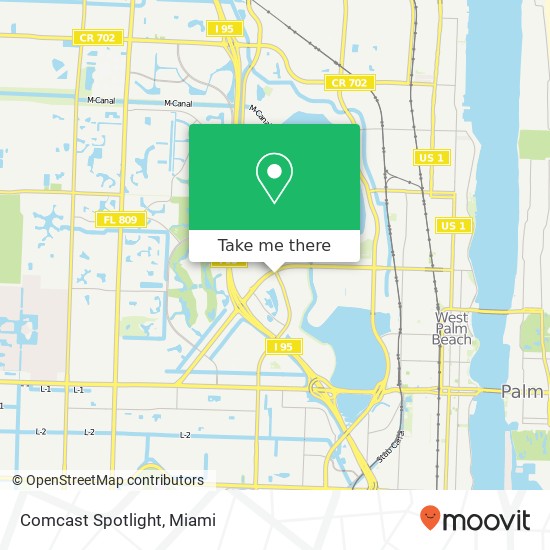 Comcast Spotlight map