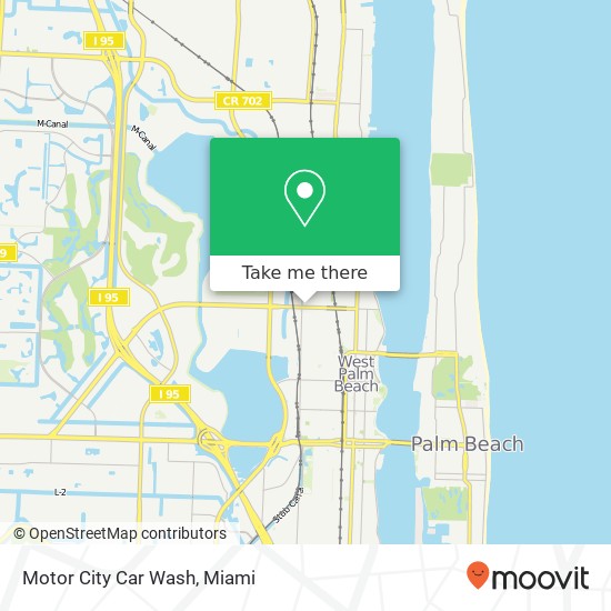 Mapa de Motor City Car Wash