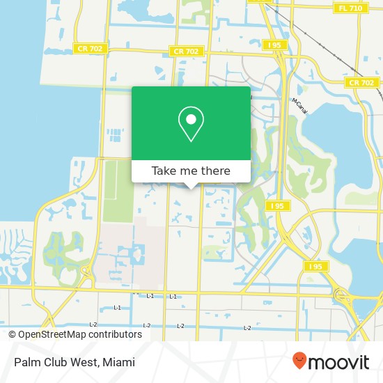 Mapa de Palm Club West