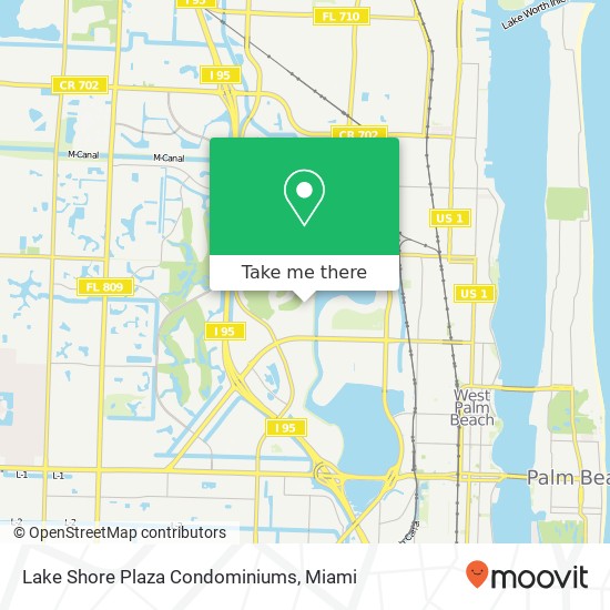 Lake Shore Plaza Condominiums map