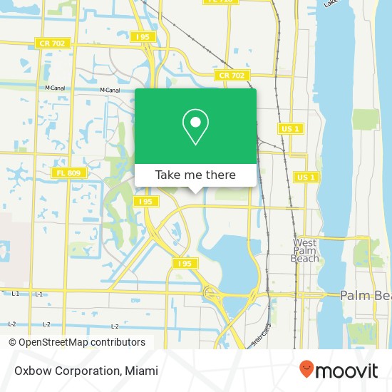 Oxbow Corporation map