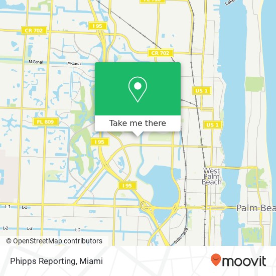 Phipps Reporting map