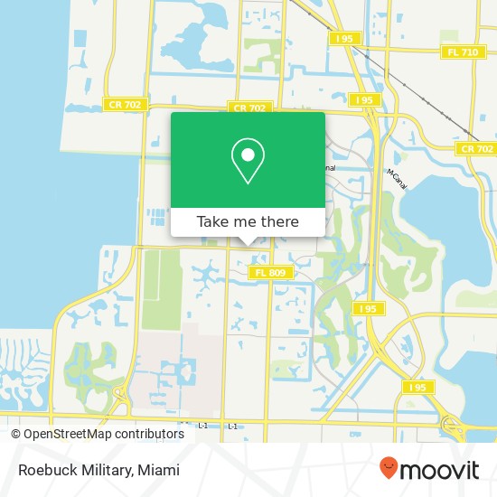 Roebuck Military map
