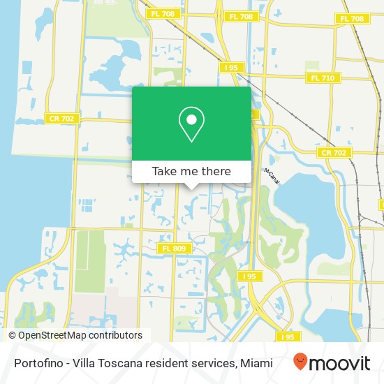 Portofino - Villa Toscana resident services map