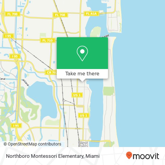 Mapa de Northboro Montessori Elementary