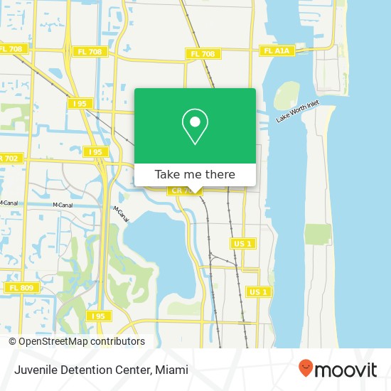 Mapa de Juvenile Detention Center