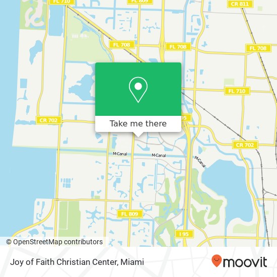 Mapa de Joy of Faith Christian Center
