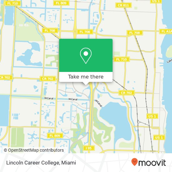 Mapa de Lincoln Career College