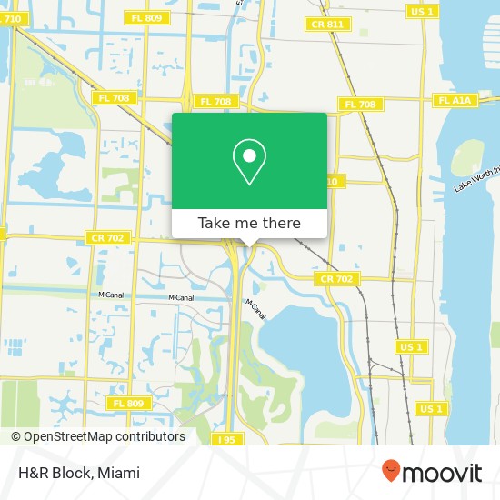 H&R Block map