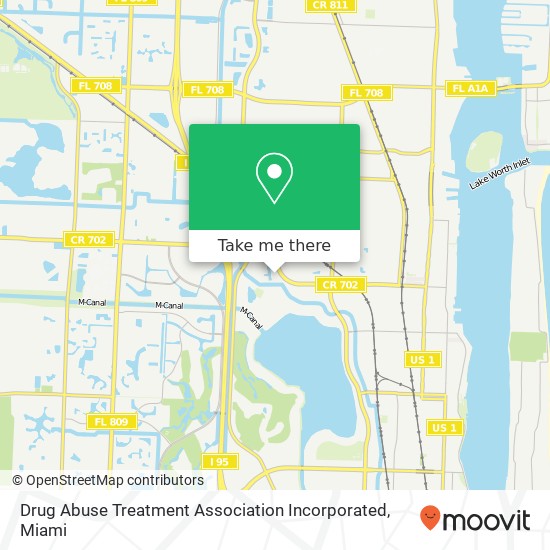 Drug Abuse Treatment Association Incorporated map