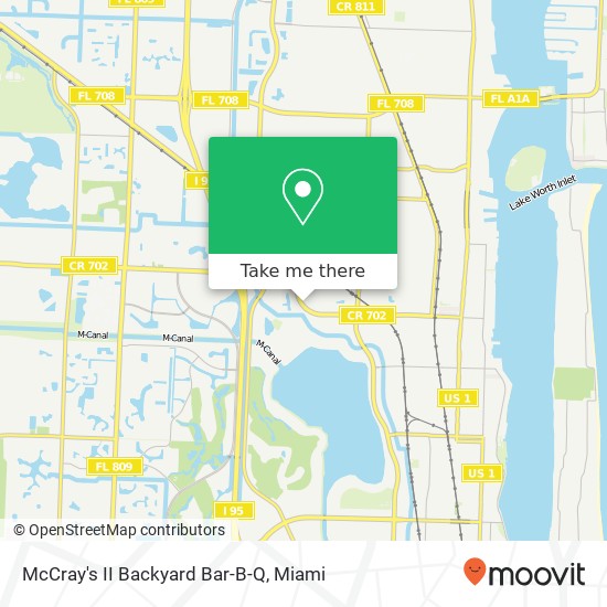 Mapa de McCray's II Backyard Bar-B-Q
