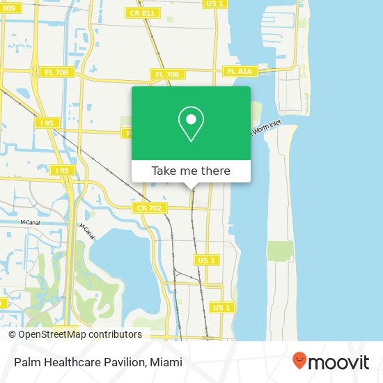 Palm Healthcare Pavilion map