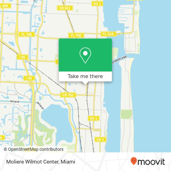 Moliere Wilmot Center map