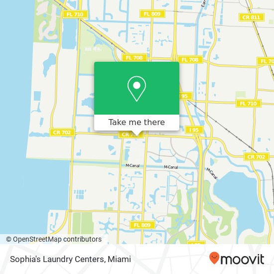 Sophia's Laundry Centers map