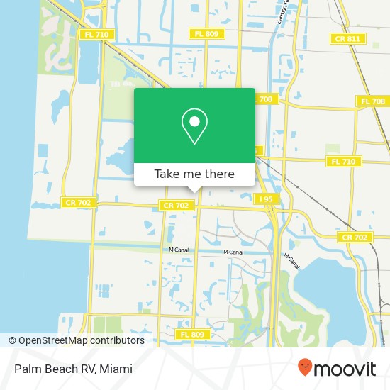 Palm Beach RV map