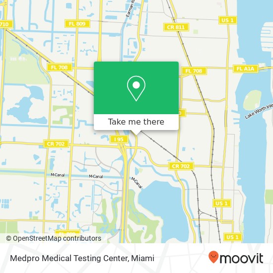 Medpro Medical Testing Center map