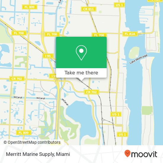 Merritt Marine Supply map