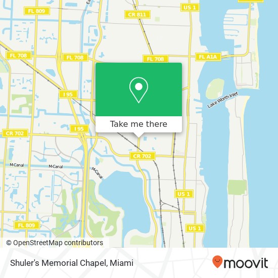 Mapa de Shuler's Memorial Chapel