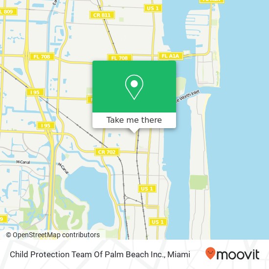 Child Protection Team Of Palm Beach Inc. map