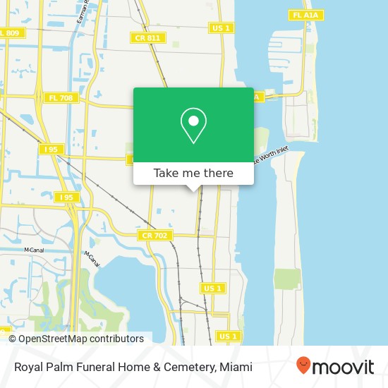 Royal Palm Funeral Home & Cemetery map