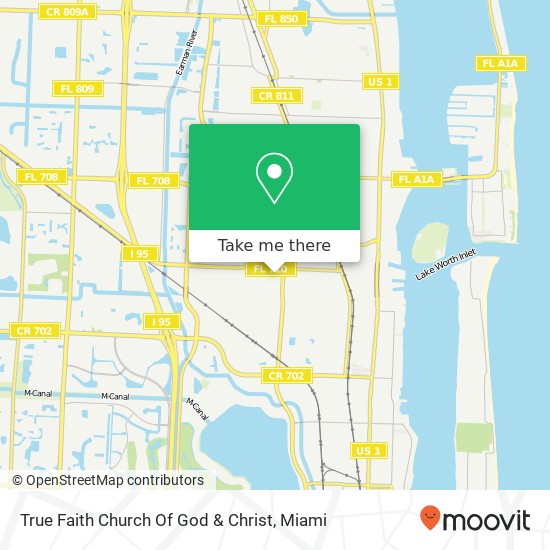 True Faith Church Of God & Christ map