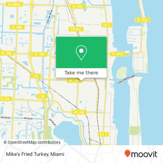 Mapa de Mike's Fried Turkey