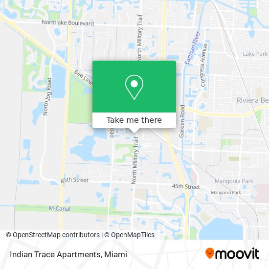 Mapa de Indian Trace Apartments