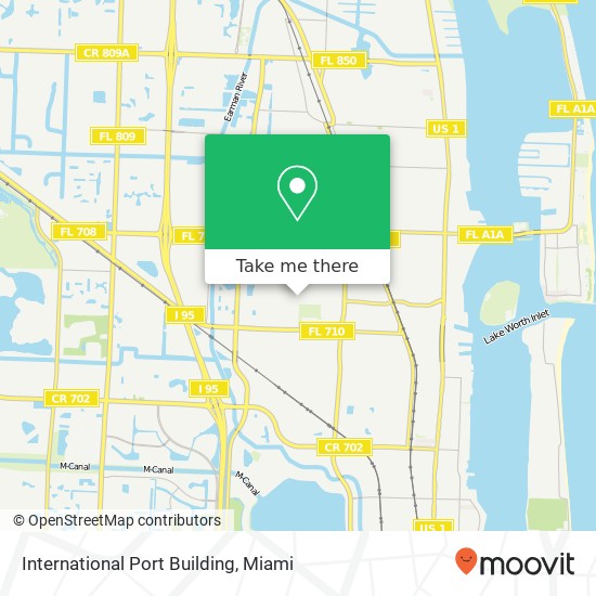 International Port Building map